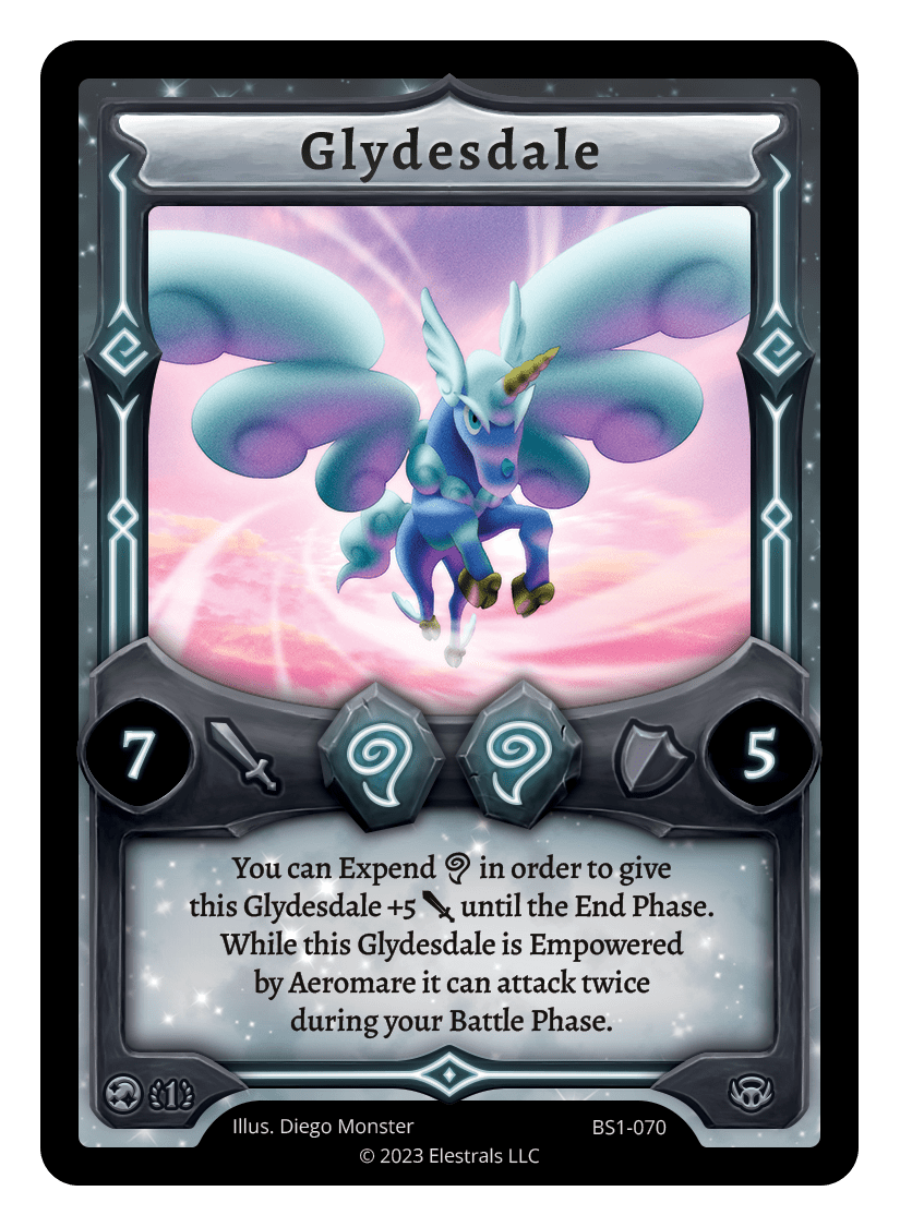 BS1-070 - Base Set 1st ed - Glydesdale