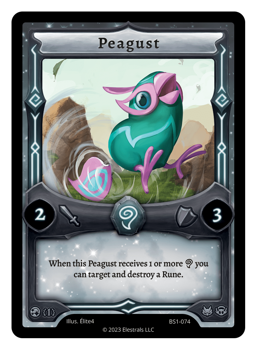 BS1-074 - Base Set 1st ed - Peagust