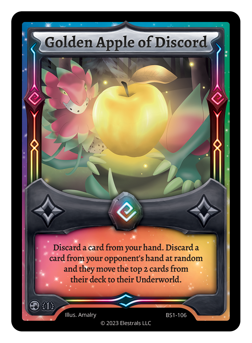 BS1-106 - Base Set 1st ed - Golden Apple of Discord