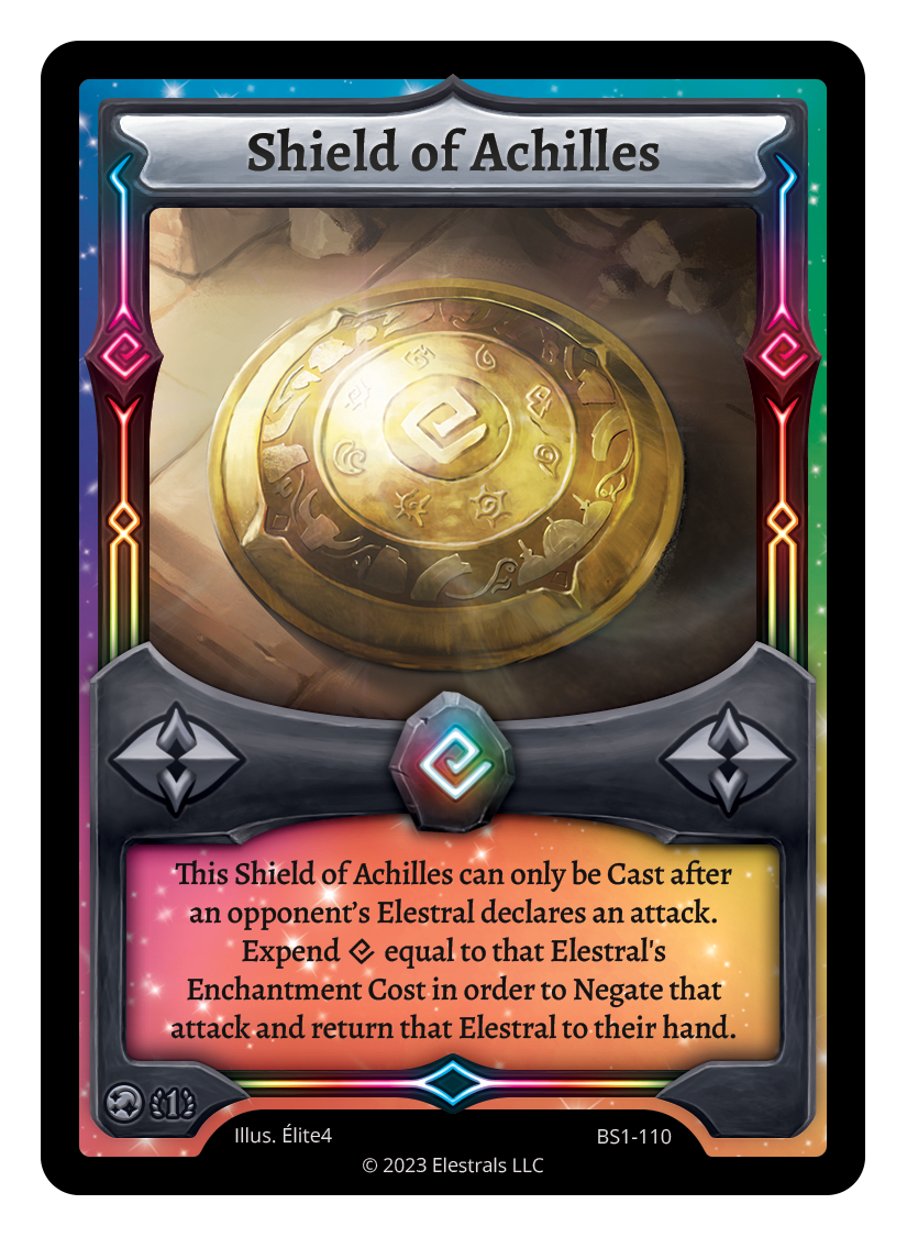 BS1-110 - Base Set 1st ed - Shield of Achilles
