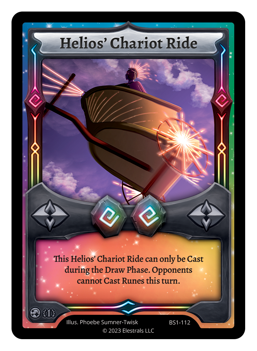 BS1-112 - Base Set 1st ed - Helios' Chariot Ride