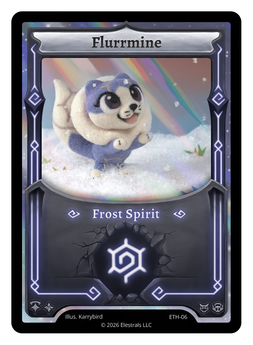 ETH-06 Flurrmine (felt art)