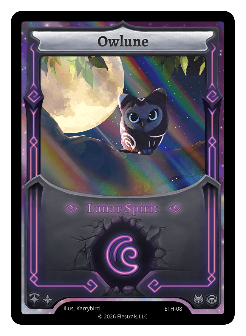 ETH-08 Owlune (felt art)