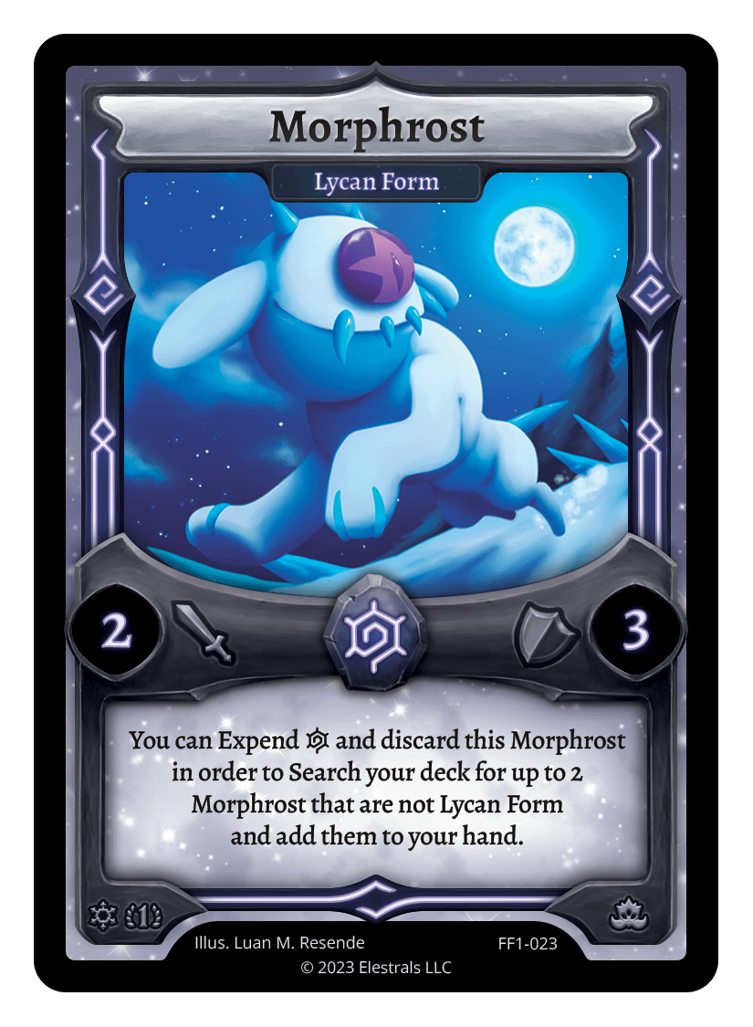 FF1-023 - Frostfall - Morphrost - Lycan Form