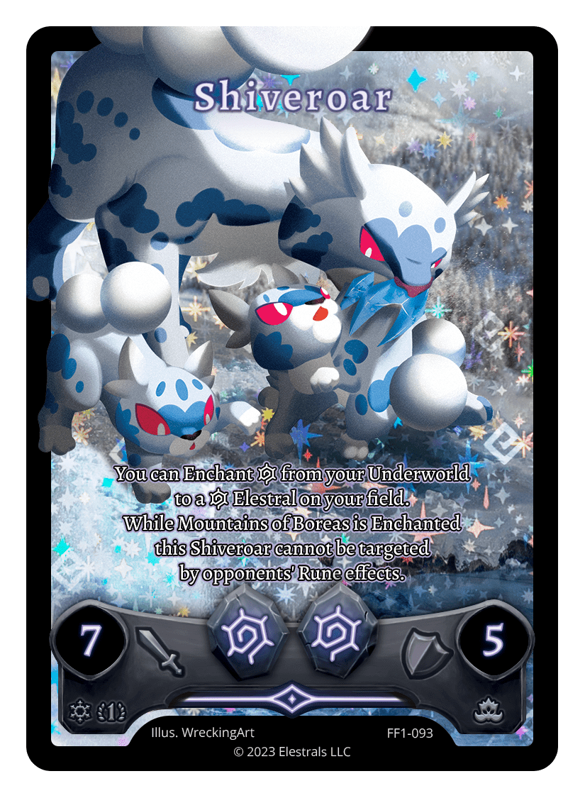 FF1-093 - Frostfall - Shiveroar (Full Art)