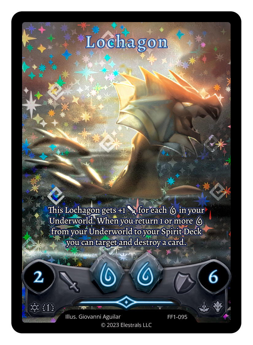 FF1-095 - Frostfall - Lochagon (Full Art)