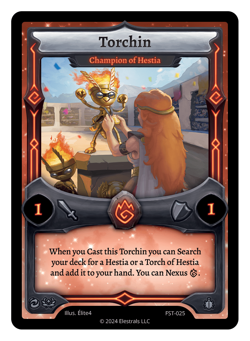 FST-025 - Firestorm - Torchin - Champion of Hestia