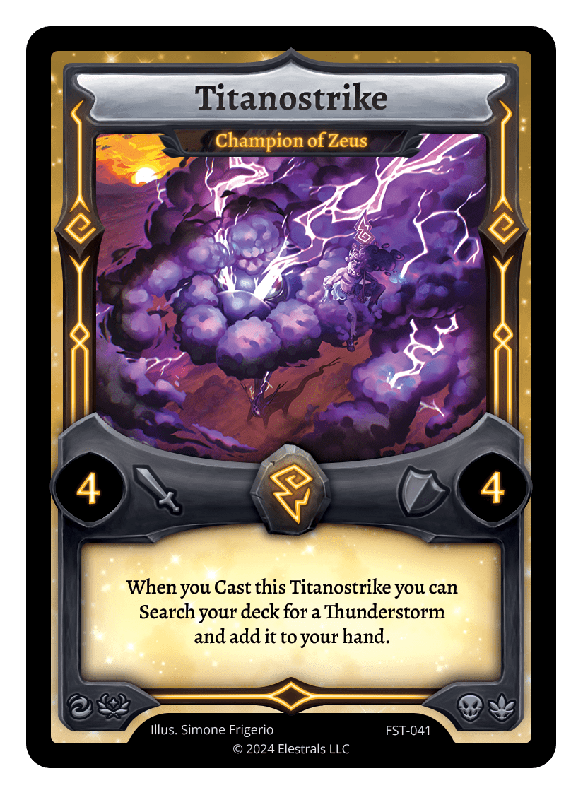 FST-041 - Firestorm - Titanostrike - Champion of Zeus
