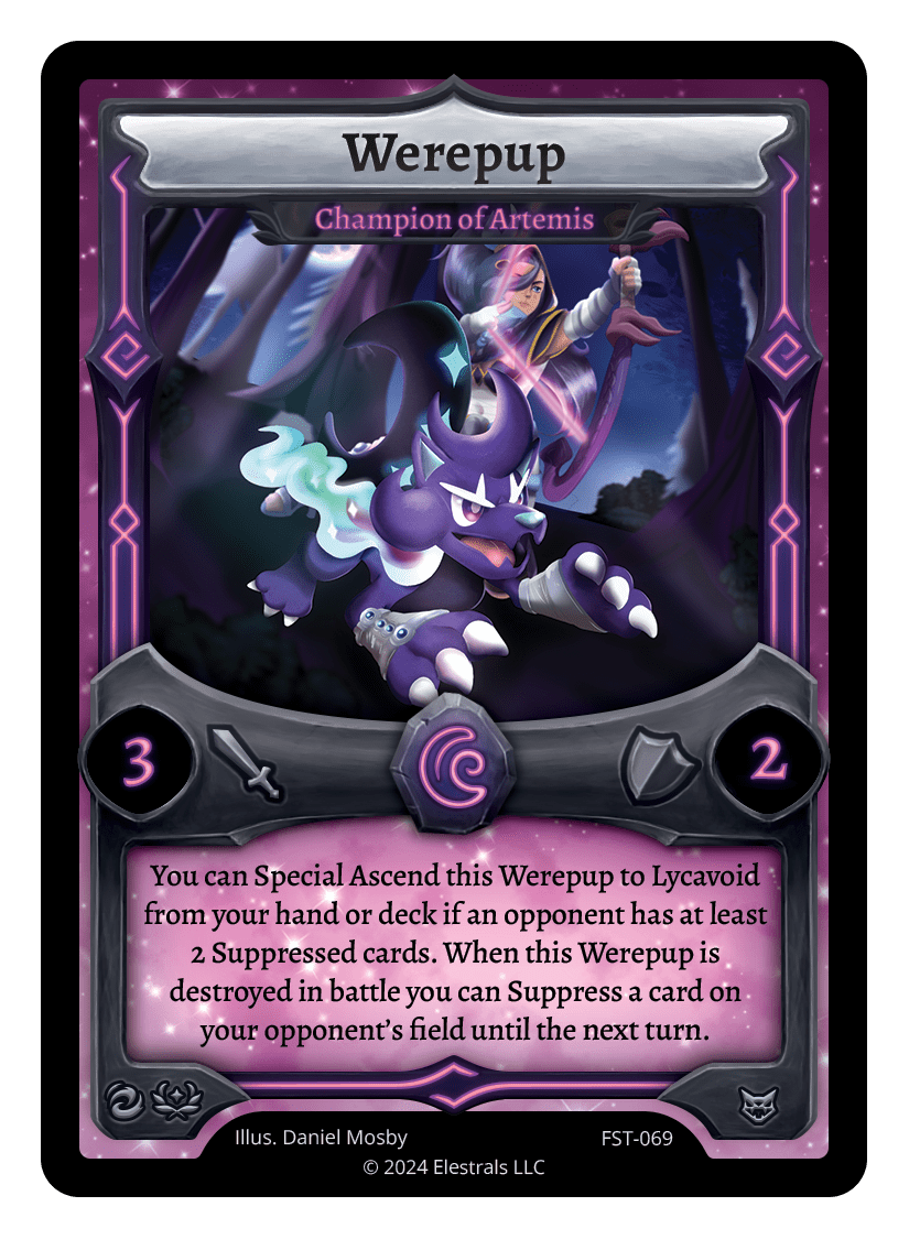 FST-069 - Firestorm - Werepup - Champion of Artemis