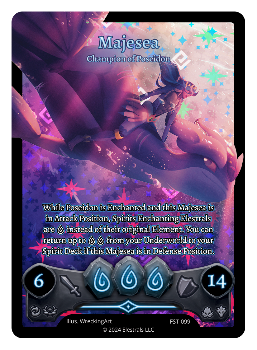 FST-099 - Firestorm - Majesea - Champion of Poseidon (Full Art)
