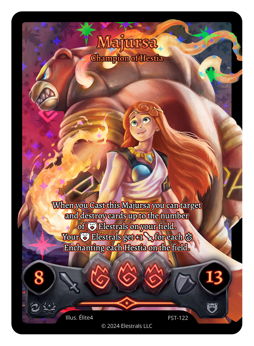 FST-122 - Firestorm - Majursa - Champion of Hestia (Box Topper)
