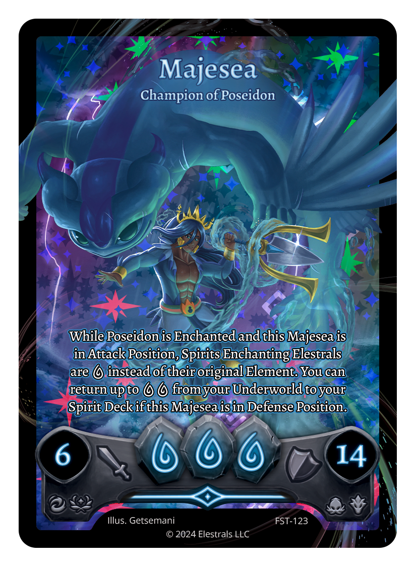 Majesea - Champion of Poseidon (Box Topper)