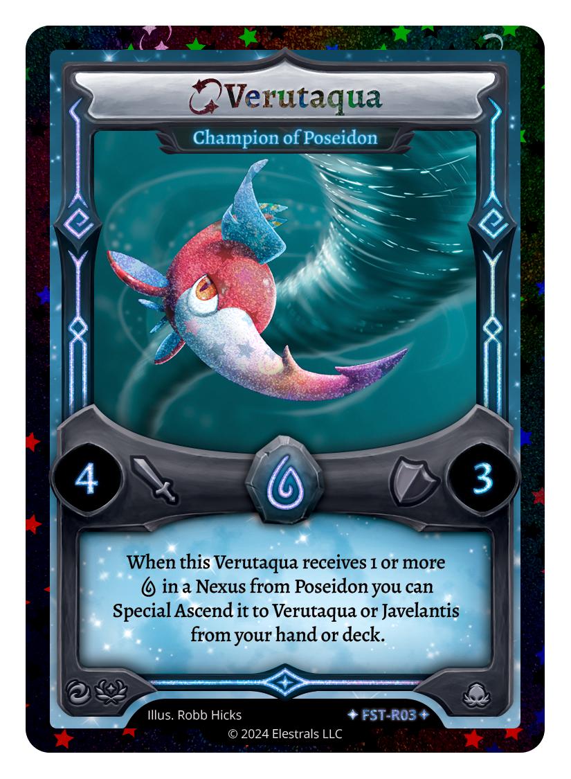 FST-R03 - Firestorm - Verutaqua - Champion of Poseidon (Stellar)