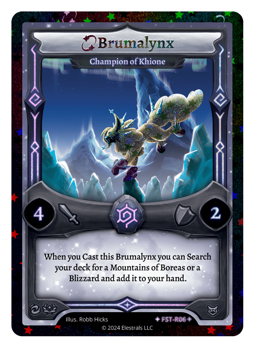 FST-R06 - Firestorm - Brumalynx - Champion of Khione (Stellar)