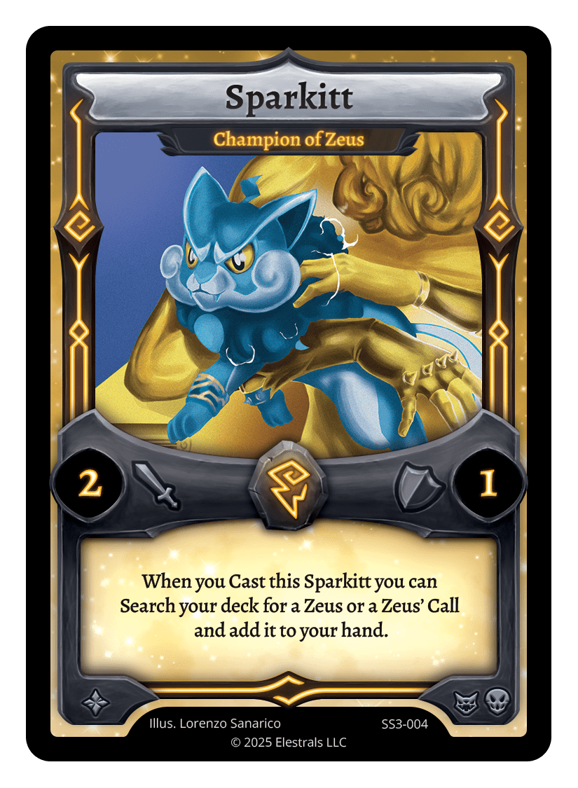 SS3-004 Sparkitt - Champion of Zeus
