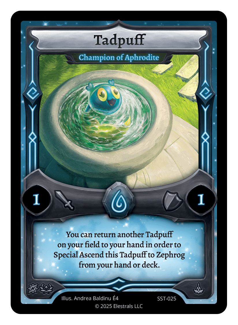 Tadpuff - Champion of Aphrodite Reverse Holo