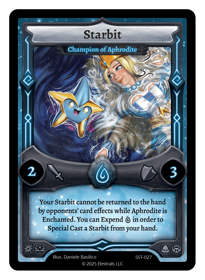 Starbit - Champion of Aphrodite (SST-027) Reverse Holo