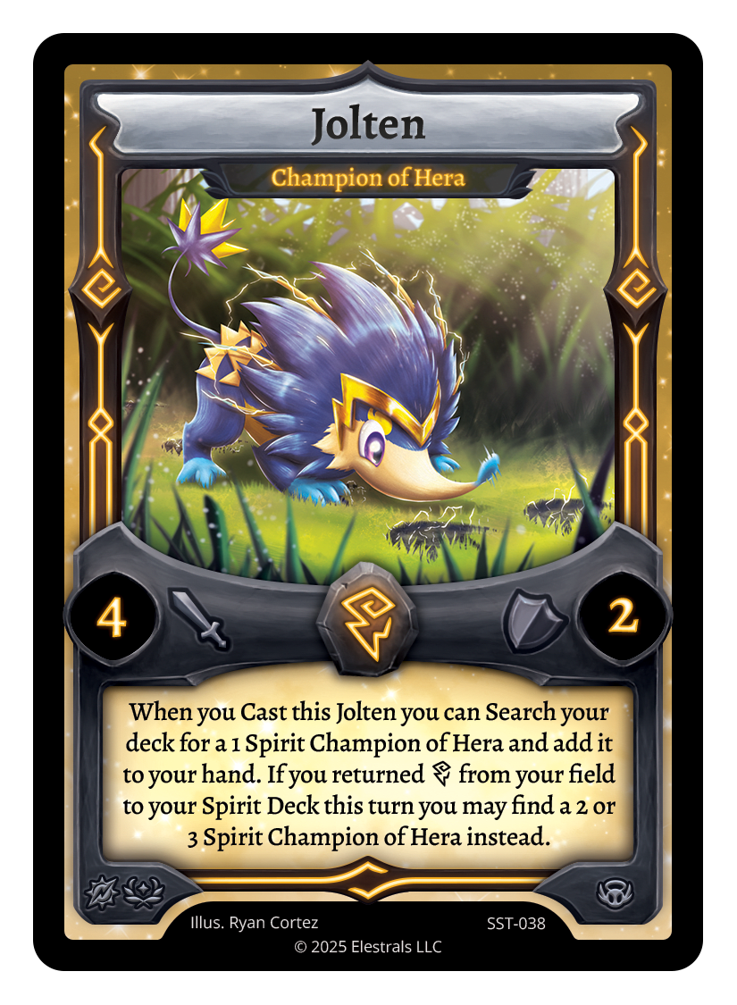 Jolten - Champion of Hera Reverse Holo