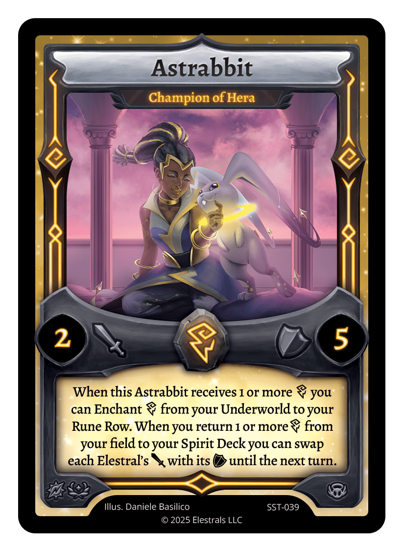 Astrabbit - Champion of Hera (SST-039) Reverse Holo