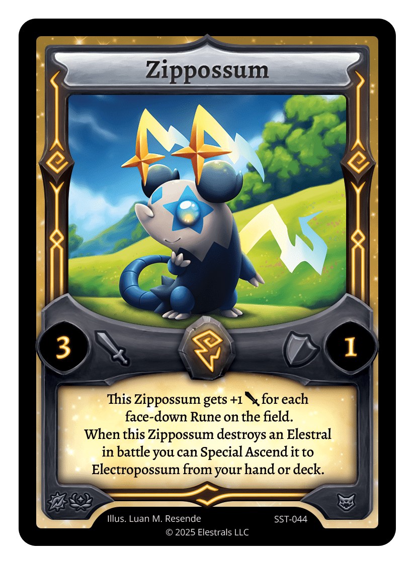 SST-044 - Sunstrike - Zippossum (SST-044) Reverse Holo