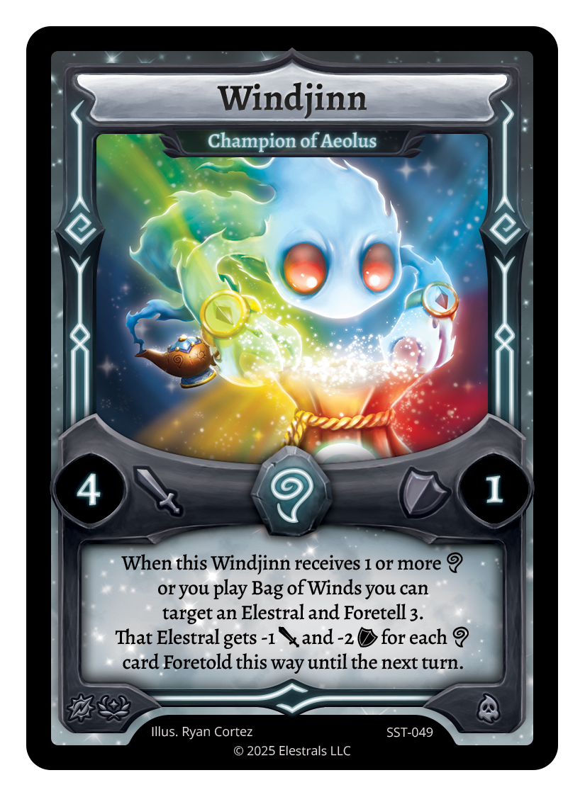Windjinn - Champion of Aeolus (SST-049) Reverse Holo