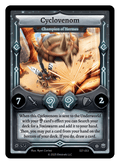 SST-053 - Sunstrike - Cyclovenom - Champion of Hermes (SST-053) Reverse Holo