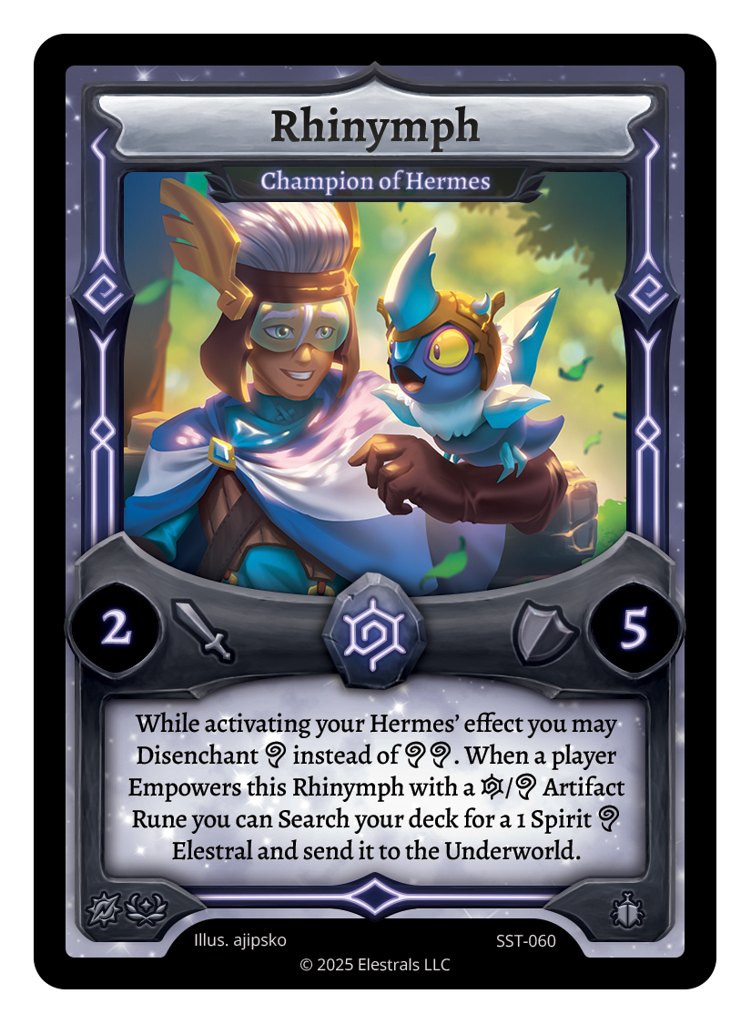 Rhinymph - Champion of Hermes Reverse Holo