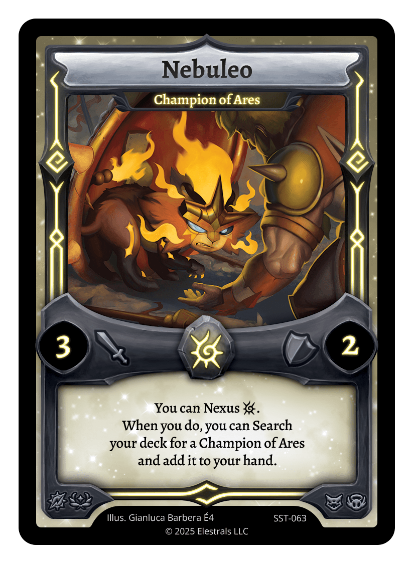 SST-063 - Sunstrike - Nebuleo - Champion of Ares (SST-063)