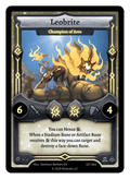 SST-064 - Sunstrike - Leobrite - Champion of Ares Reverse Holo
