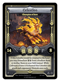 SST-065 - Sunstrike - Celestleo - Champion of Ares (SST-065) Reverse Holo