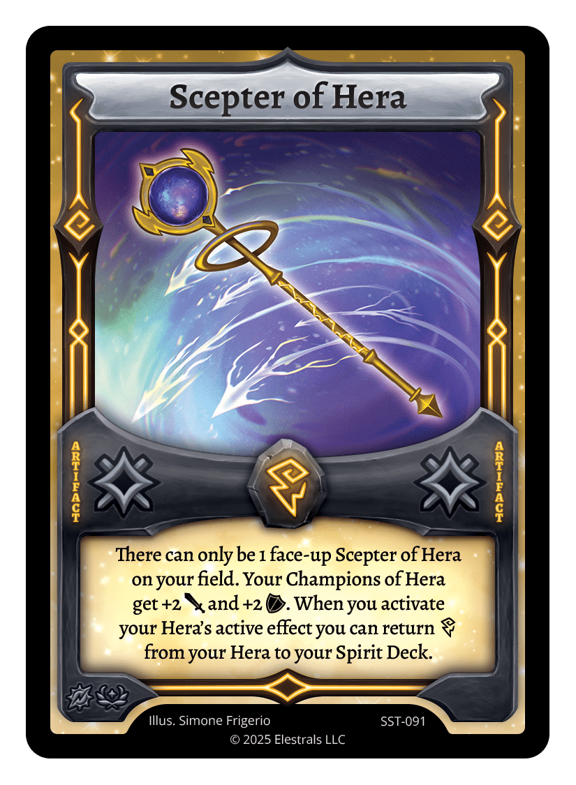 SST-091 - Sunstrike - Scepter of Hera Reverse Holo